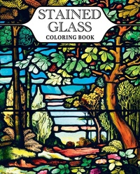 Enlarge image Cover: Stained Glass Coloring Book - Arcturus Publishing