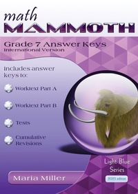 Enlarge image Cover: Math Mammoth Grade 7 Answer Keys, International Version - Math Mammoth