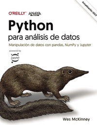 Enlarge image Cover: Python para análisis de datos - Anaya Multimedia