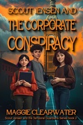 Cover: Scout Jensen and the Corporate Conspiracy (Scout Jensen and the Temporal Guardians, #2) - Infinite Publishing