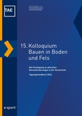 Cover: 15. Kolloquium Bauen in Boden und Fels - expert verlag