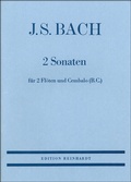 Cover: 2 Sonaten f&uuml;r 2 Fl&ouml;ten und Cembalo (B. C.) - Ernst Reinhardt Verlag