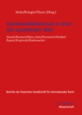 Cover: Gemeinwohlinteressen in einer sich wandelnden Welt - C.F. M&uuml;ller