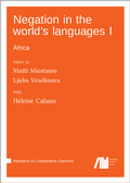 Cover: Negation in the world's languages I - Language Science Press