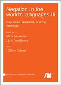 Cover: Negation in the world's languages III - Language Science Press