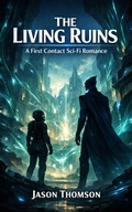 Cover: The Living Ruins: A First Contact Sci-Fi Romance - Jason Thomson
