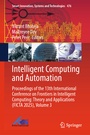 Cover: Intelligent Computing and Automation - Springer
