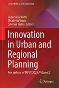 Cover: Innovation in Urban and Regional Planning - Springer