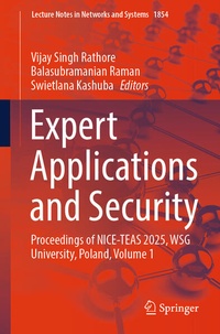 Enlarge image Cover: Expert Applications and Security - Springer