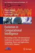 Cover: Evolution in Computational Intelligence - Springer