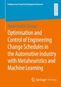 Cover: Optimisation and Control of Engineering Change Schedules in the Automotive Industry with Metaheuristics and Machine Learning - Springer Vieweg