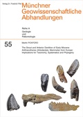 Cover: The Snout and Anterior Dentition of Early Miocene Anthracotheres (Artiodactyla, Mammalia) from Europe: Implications for Taxonomy, Systematics and Phylogeny - Pfeil, F