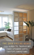 Cover: The IKEA Kallax Bible: 100+ Ways to Transform Cube Storage into Custom Furniture - DreamyHomeStyle.com