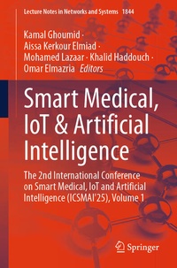 Enlarge image Cover: Smart Medical, IoT & Artificial Intelligence - Springer
