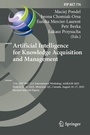 Cover: Artificial Intelligence for Knowledge Acquisition and Management - Springer