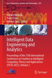 Enlarge image Cover: Intelligent Data Engineering and Analytics - Springer