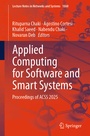 Cover: Applied Computing for Software and Smart Systems - Springer