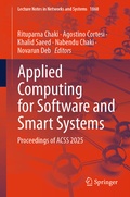 Cover: Applied Computing for Software and Smart Systems - Springer