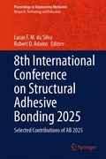 Cover: 8th International Conference on Structural Adhesive Bonding 2025 - Springer