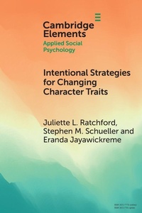 Enlarge image Cover: Intentional Strategies for Changing Character Traits - Cambridge University Press