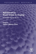 Cover: Adolescence: From Crisis to Coping - Routledge