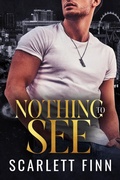 Cover: Nothing to See (Bombshells & Billionaires (Roxiverse), #16) - Moriona Press
