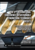 Cover: The 5th International Conference on Sustainable Engineering Techniques (ICSET) - Trans Tech Publications Ltd