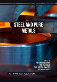 Enlarge image Cover: Steel and Pure Metals - Trans Tech Publications Ltd