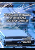 Cover: Materials and Technologies for Mechatronics and Energy Conversion - Trans Tech Publications Ltd
