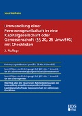 Cover: Umwandlung einer Personengesellschaft in eine Kapitalgesellschaft oder Genossenschaft mit Checklisten (&sect;&sect; 20, 25 UmwStG) - HDS