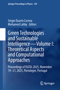 Cover: Green Technologies and Sustainable Intelligence-Volume I: Theoretical Aspects and Computational Approaches - Springer