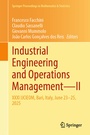 Cover: Industrial Engineering and Operations Management-II - Springer