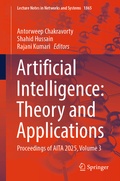 Cover: Artificial Intelligence: Theory and Applications - Springer