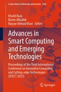 Cover: Advances in Smart Computing and Emerging Technologies - Springer