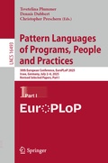 Cover: Pattern Languages of Programs, People and Practices - Springer