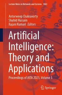 Enlarge image Cover: Artificial Intelligence: Theory and Applications - Springer
