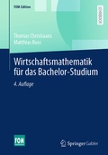 Cover: Wirtschaftsmathematik f&uuml;r das Bachelor-Studium - Springer Gabler