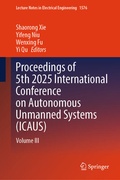 Cover: Proceedings of 5th 2025 International Conference on Autonomous Unmanned Systems (ICAUS) - Springer