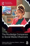 Cover: The Routledge Companion to Social Media Influencers - Routledge