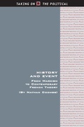 Cover: History and Event - Edinburgh University Press
