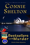 Cover: Bestsellers Can Be Murder: A Girl and Her Dog Cozy Mystery (Charlie Parker New Mexico Mystery Series, #24) - Secret Staircase Books
