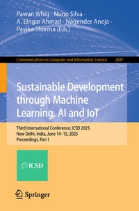 Enlarge image Cover: Sustainable Development through Machine Learning, AI and IoT - Springer