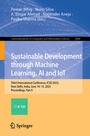 Cover: Sustainable Development through Machine Learning, AI and IoT - Springer