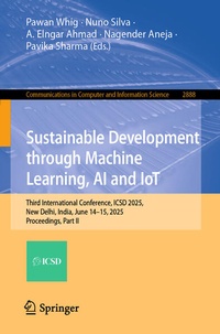 Enlarge image Cover: Sustainable Development through Machine Learning, AI and IoT - Springer