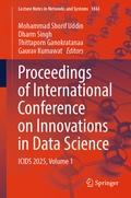 Cover: Proceedings of International Conference on Innovations in Data Science - Springer