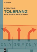 Cover: Toleranz - De Gruyter