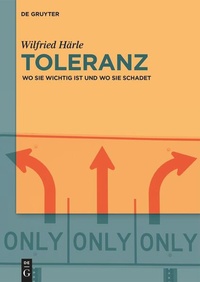 Enlarge image Cover: Toleranz - De Gruyter