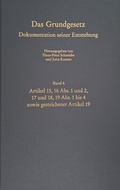 Cover: Das Grundgesetz. Dokumentation seiner Entstehung - Vittorio Klostermann Verlag