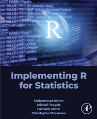 Enlarge image Cover: Implementing R for Statistics - Elsevier