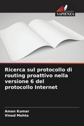 Cover: Ricerca sul protocollo di routing proattivo nella versione 6 del protocollo Internet - Edizioni Sapienza